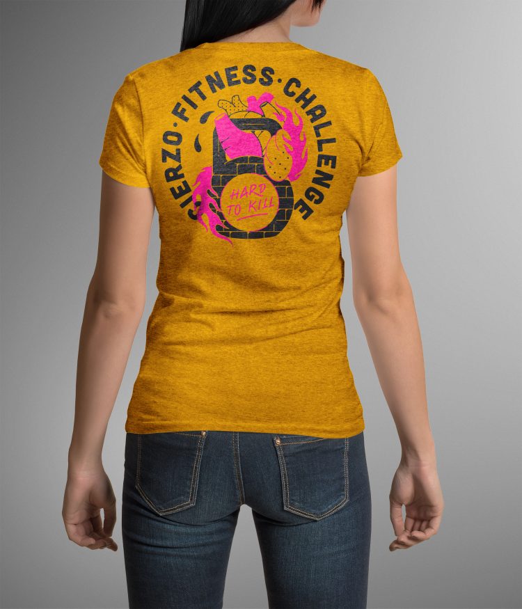 camiseta cierzo fitness challenge