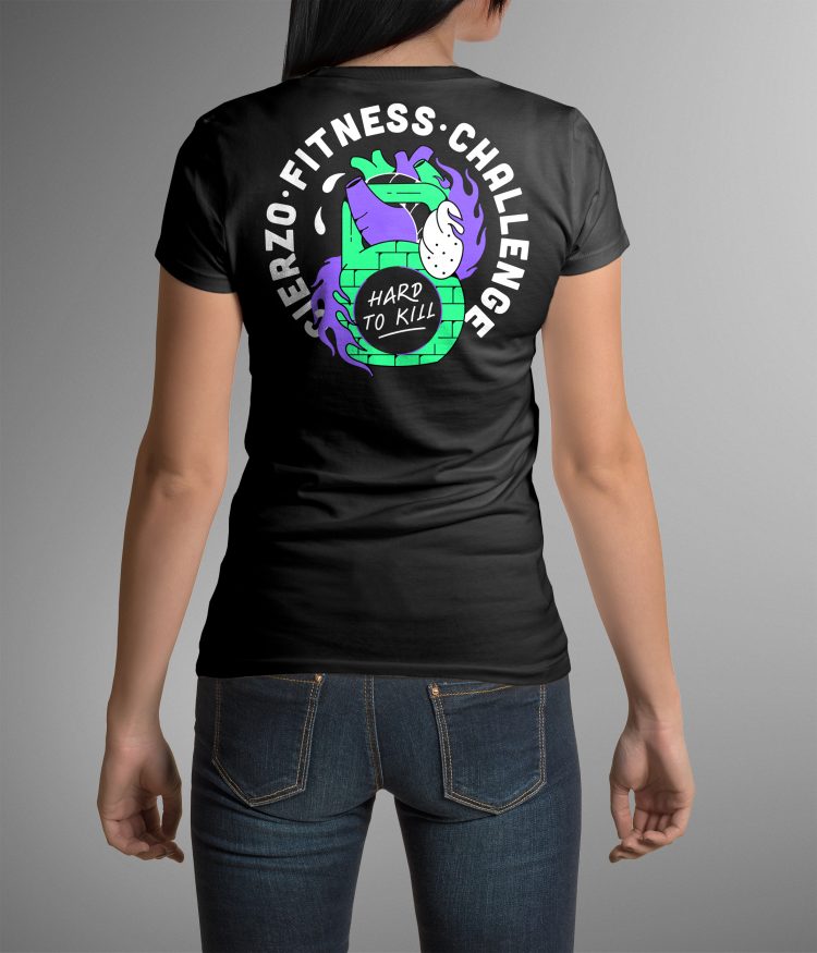 camiseta cierzo fitness challenge