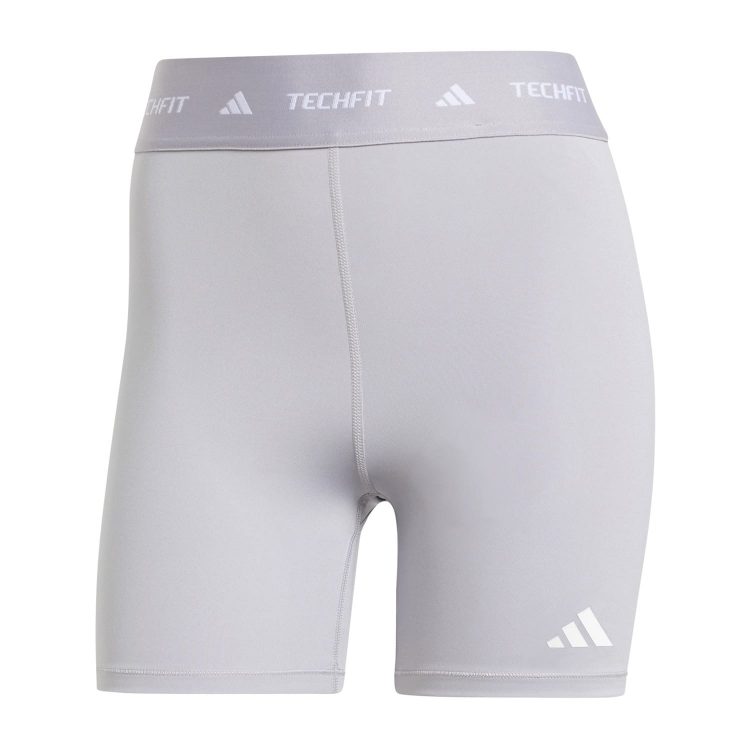 Malla Corta Adidas W TF L Glory Grey 4" - Imagen 7