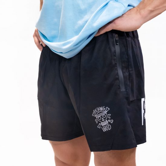 Pantalón corto Fucking Wod Black Camo/White Skull