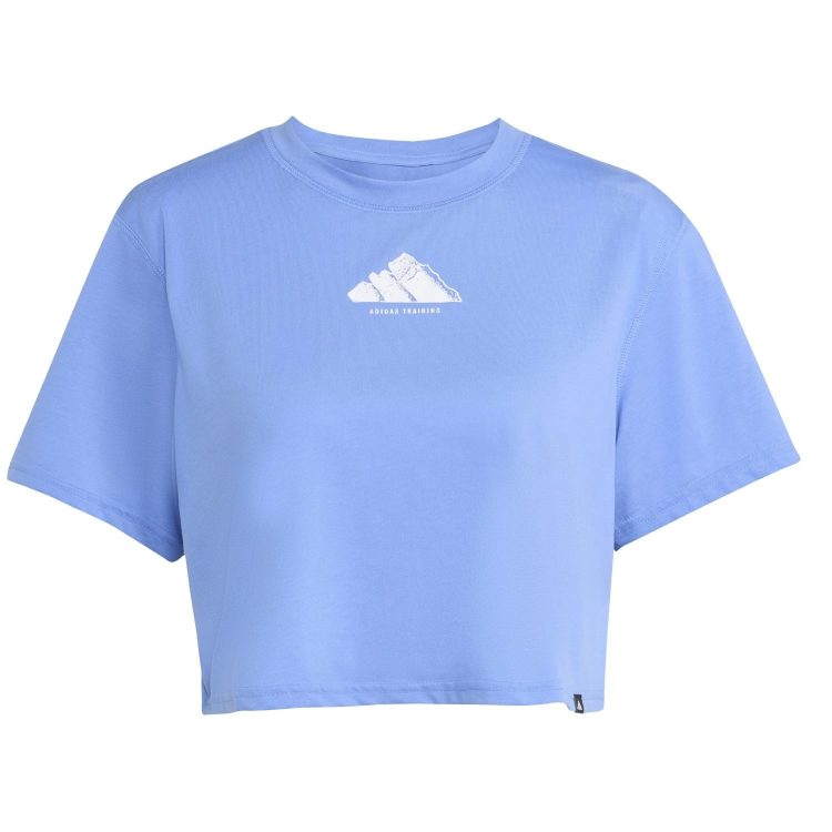 Camiseta Adidas W Vntg G Blue - Imagen 3