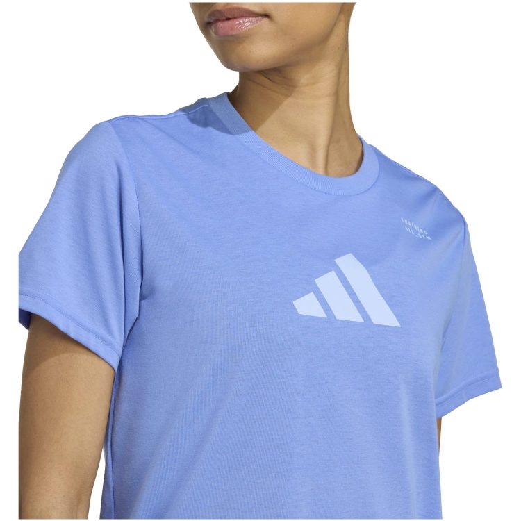 Camiseta Adidas W Vntg G Blue - Imagen 2