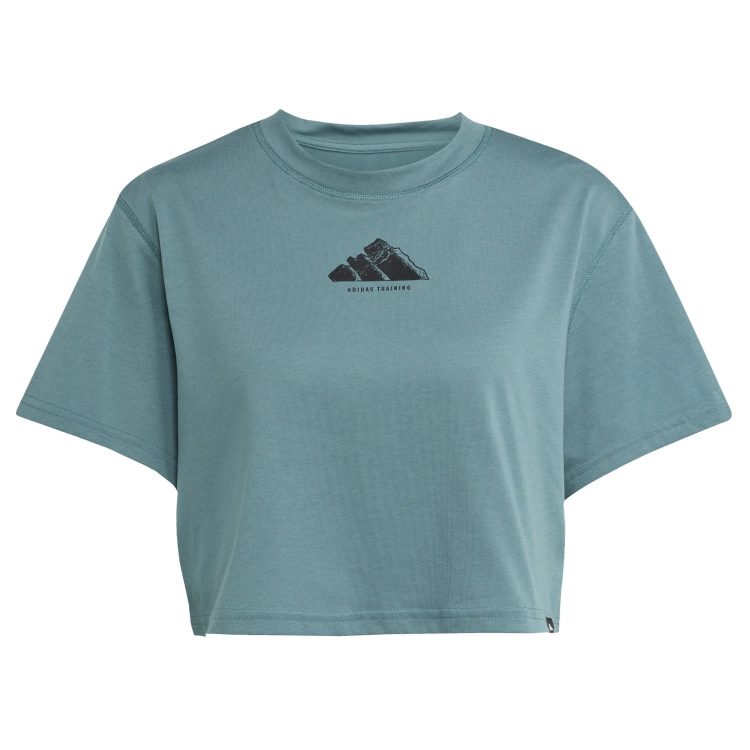 Camiseta Adidas W Vntg G Green - Imagen 4