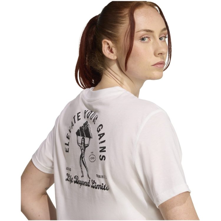 Camiseta Adidas W Vntg G White