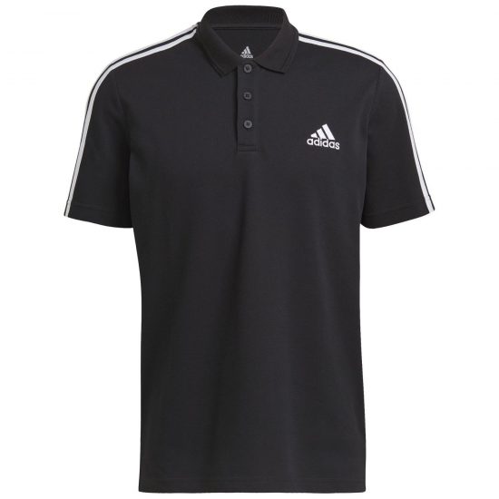POLO M 3S PQ PS - NEGRO/BLANCO