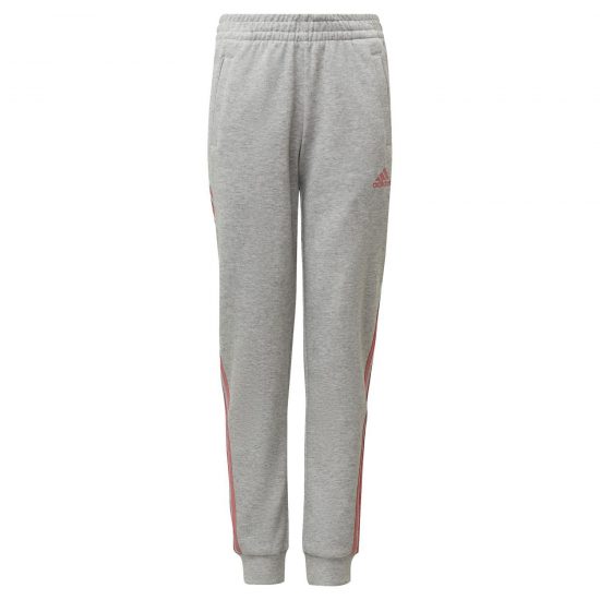 PANTALON TAPERED LEG 3 BANDAS - MEDIUM GREY HEATHER/HAZY ROSE