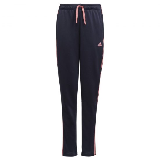 PANTALON ADIDAS DESIGNED TO MOVE 3 BANDAS - LEGEND INK/HAZY ROSE