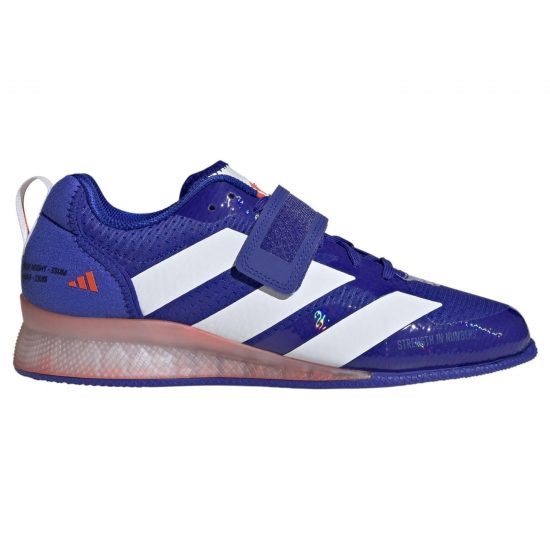 ZAPATILLAS ADIPOWER WEIGHTLIFTING 3 - LUCID BLUE/FTWR WHITE/IMPACT ORANGE
