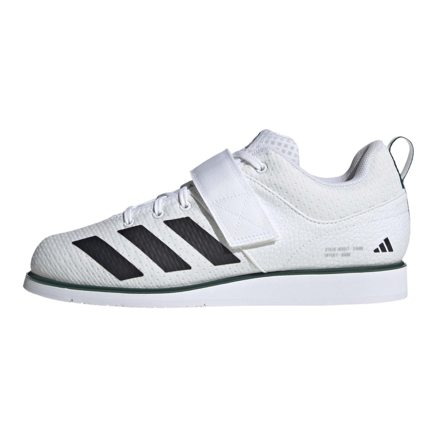 ZAPATILLAS POWERLIFT 5 WEIGHTLIFTING - FTWR WHITE/CORE BLACK/COLLEGIATE GREEN - Imagen 6