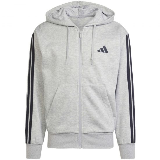 CHAQUETA CON CAPUCHA M 3S FL FZ - MEDIUM GREY HEATHER
