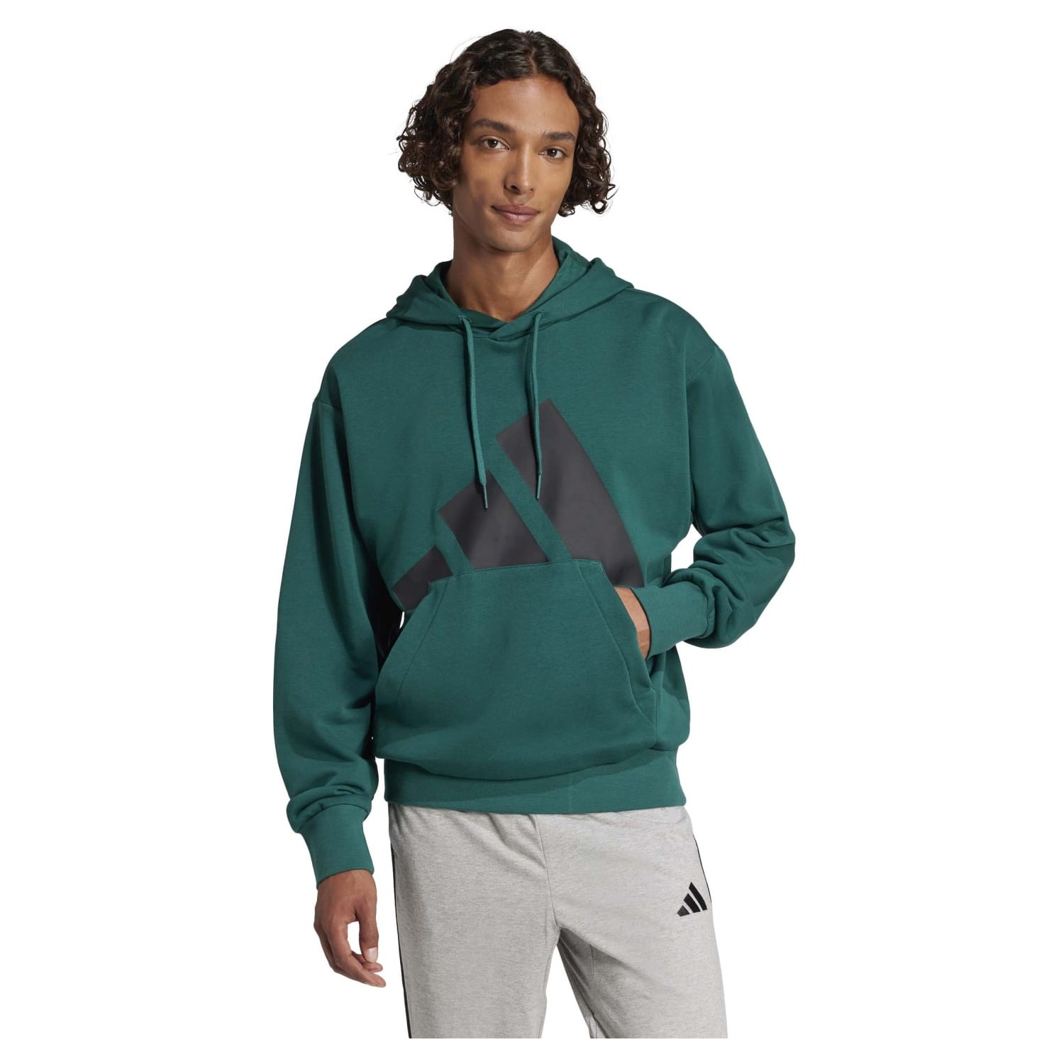 SUDADERA M BL FT HD - COLLEGIATE GREEN - Imagen 3
