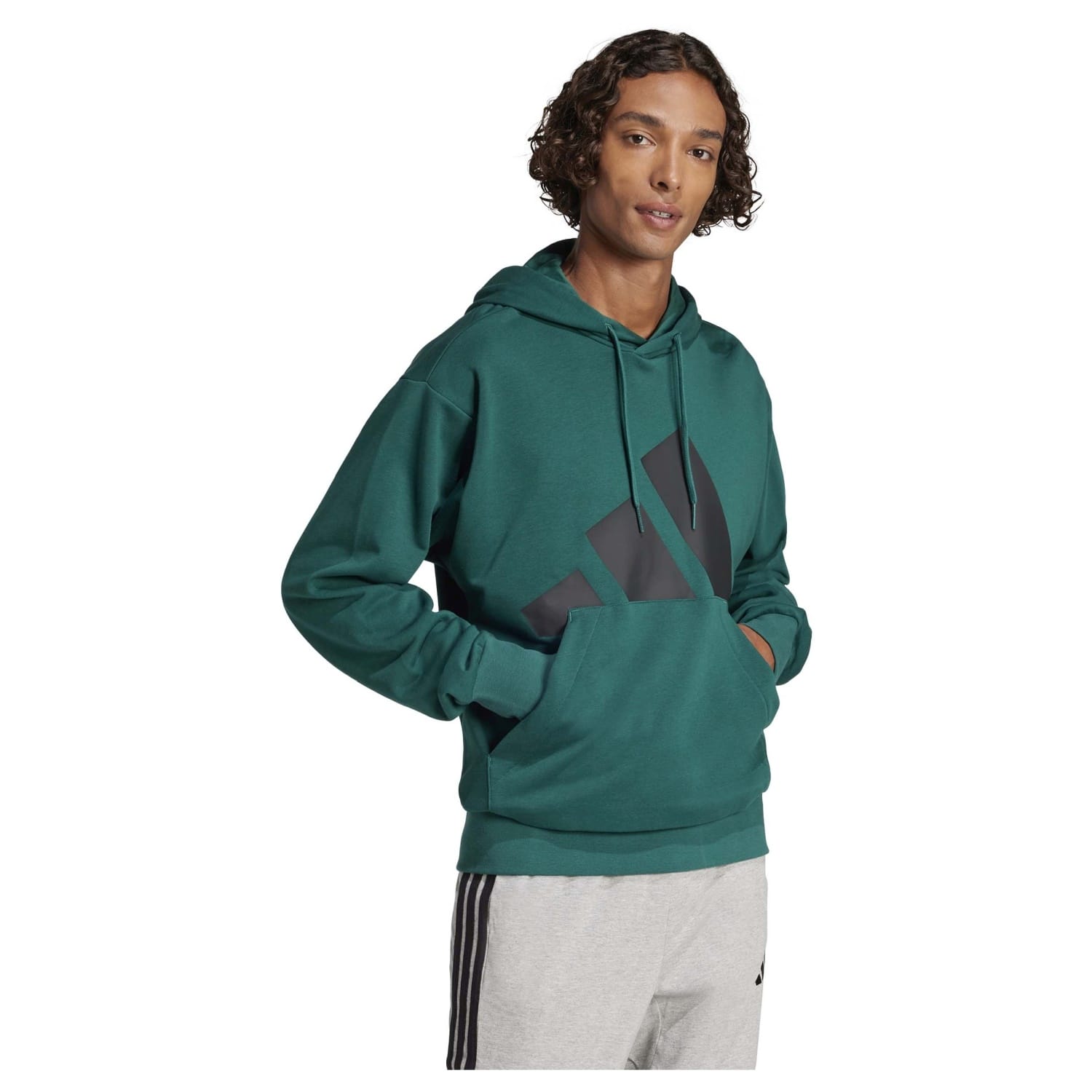 SUDADERA M BL FT HD - COLLEGIATE GREEN - Imagen 4