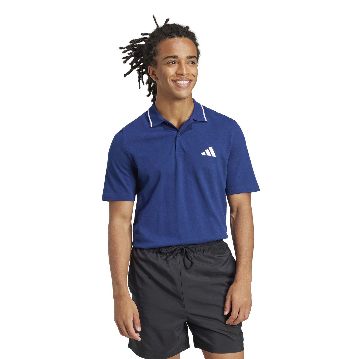 POLO M SL PQ PS - DARK BLUE - Imagen 3