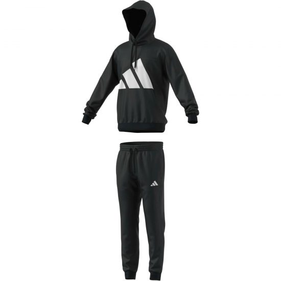 SUDADERA M BL FT HD TS - BLACK/WHITE