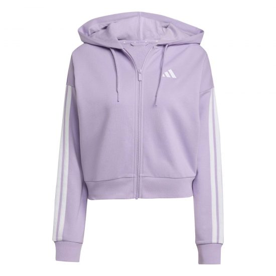 CHAQUETA CON CAPUCHA W 3S FT FZ - PURPLE