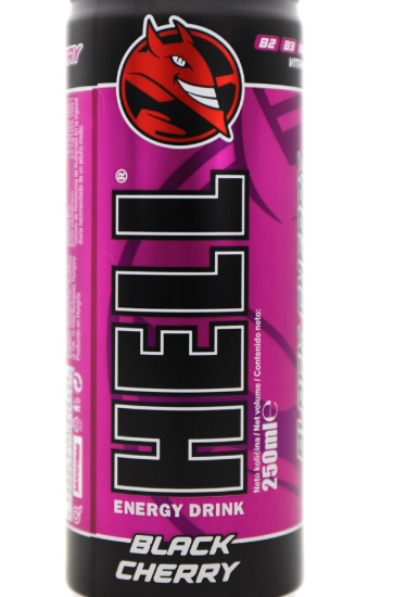 HELL ENERGY DRINK BLACK CHERRY